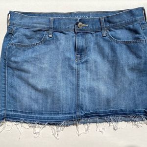 Old Navy Blue Jean Skirt - 8